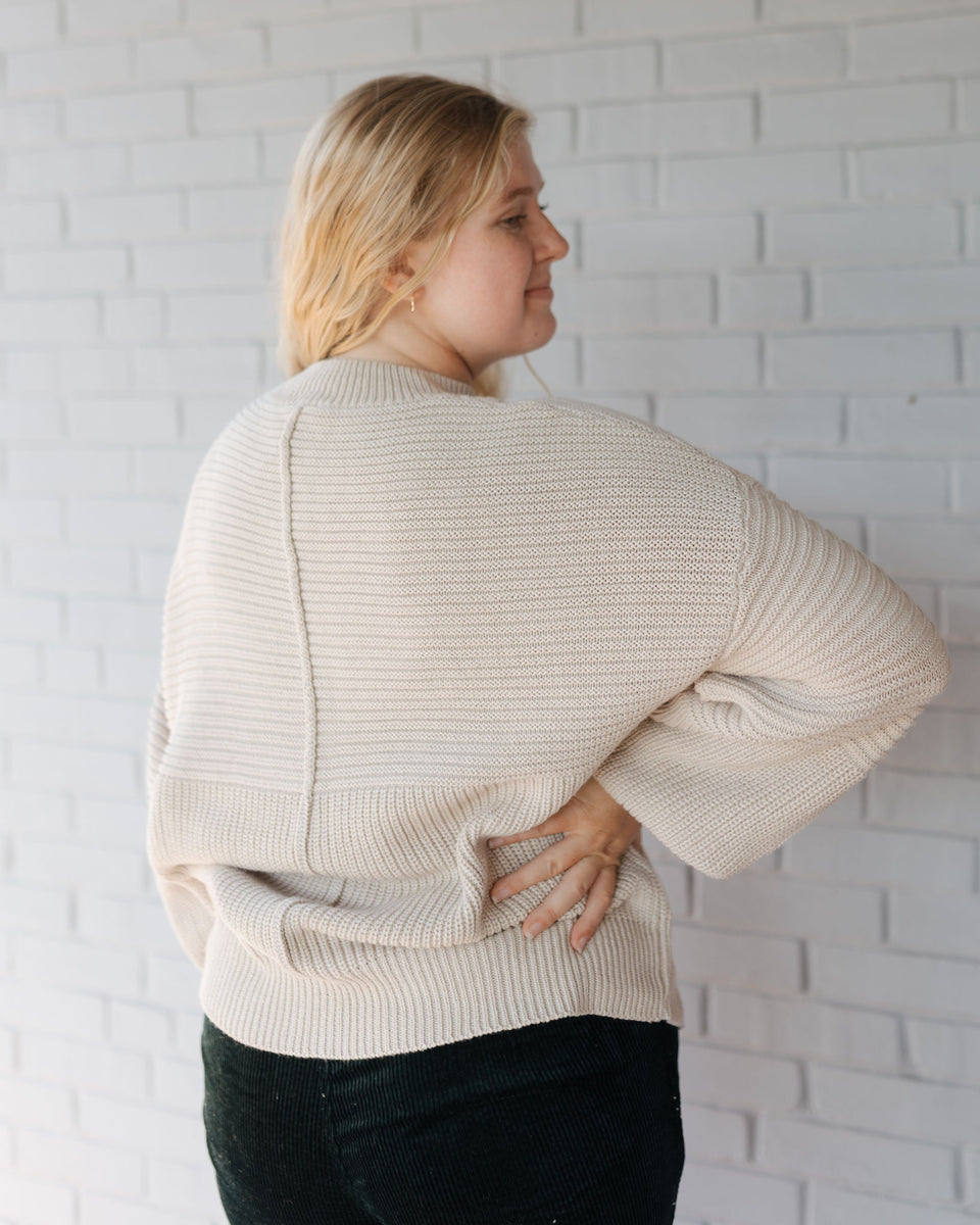 Eleanor Sweater in Beige Piccolo Boutique LLC