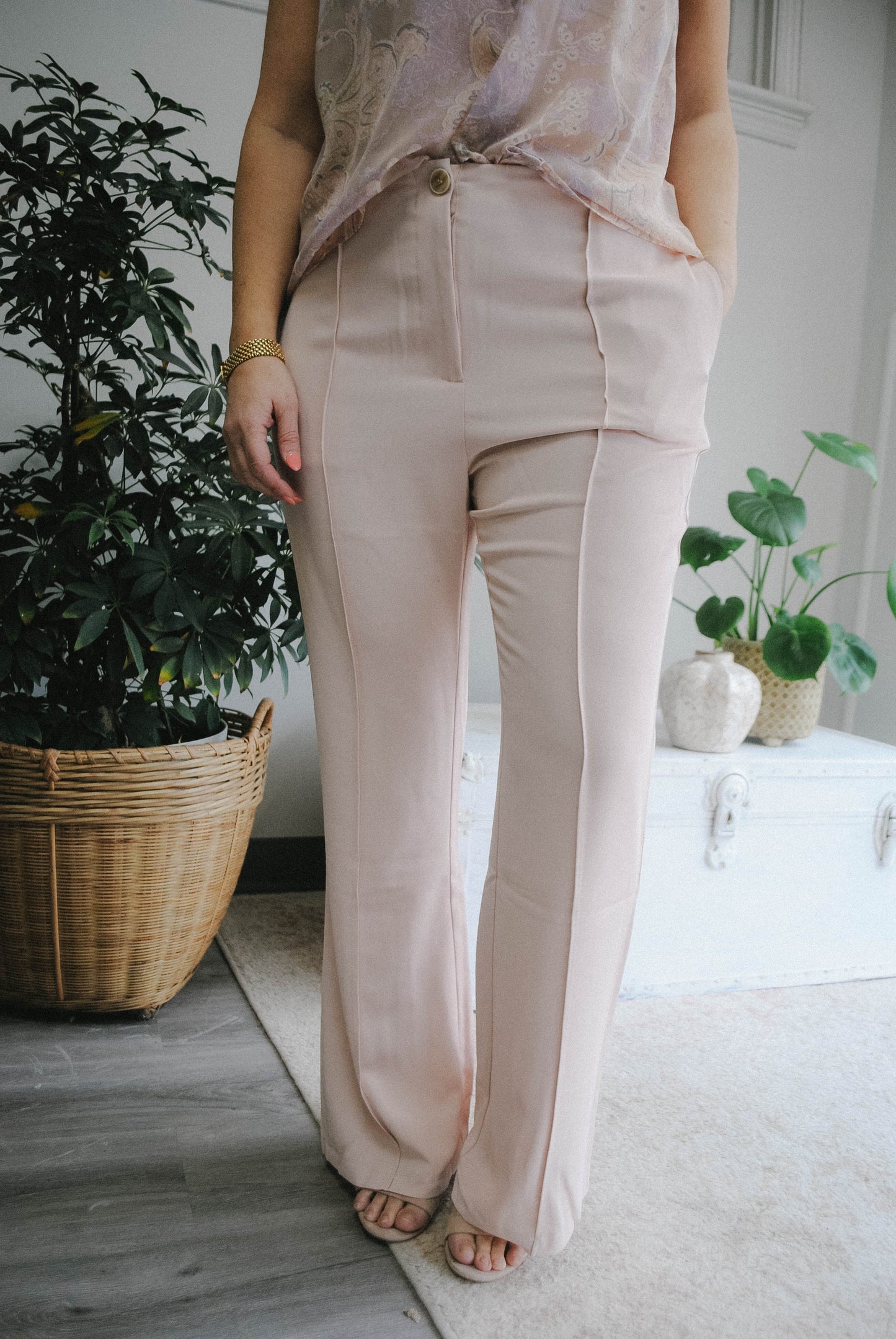 Pink Clouds Flared Pant