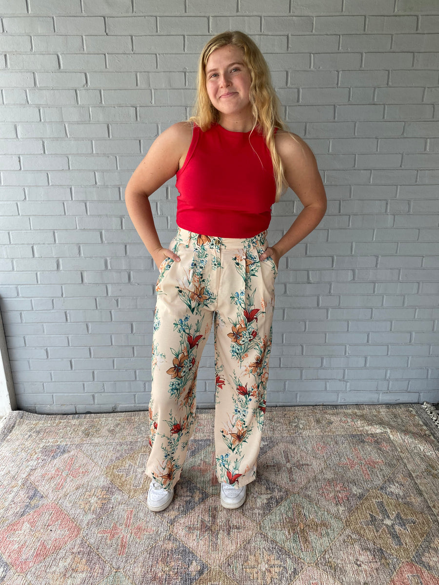 All the Right Flowers Pant Piccolo Boutique LLC