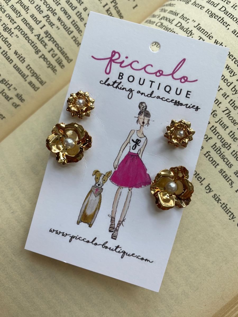 Vaca Vibes Gold Flowers Piccolo Boutique LLC