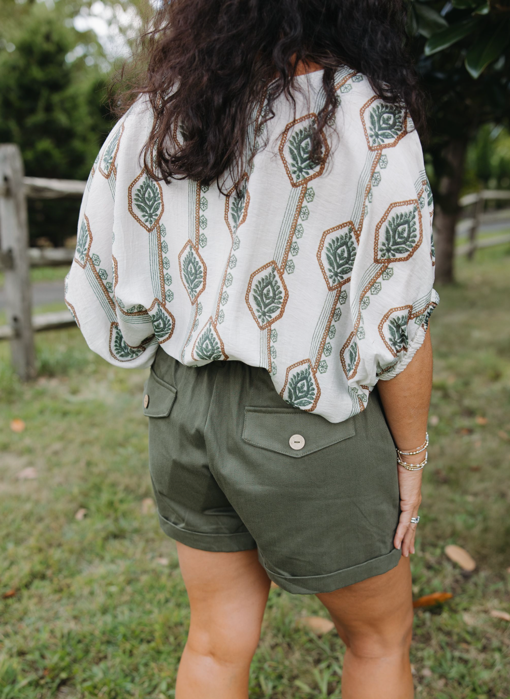 Olive Branch Shorts – Piccolo Boutique LLC