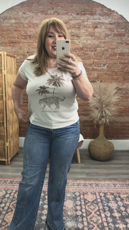 Load and play video in Gallery viewer, Under the Palms Graphic Tee
