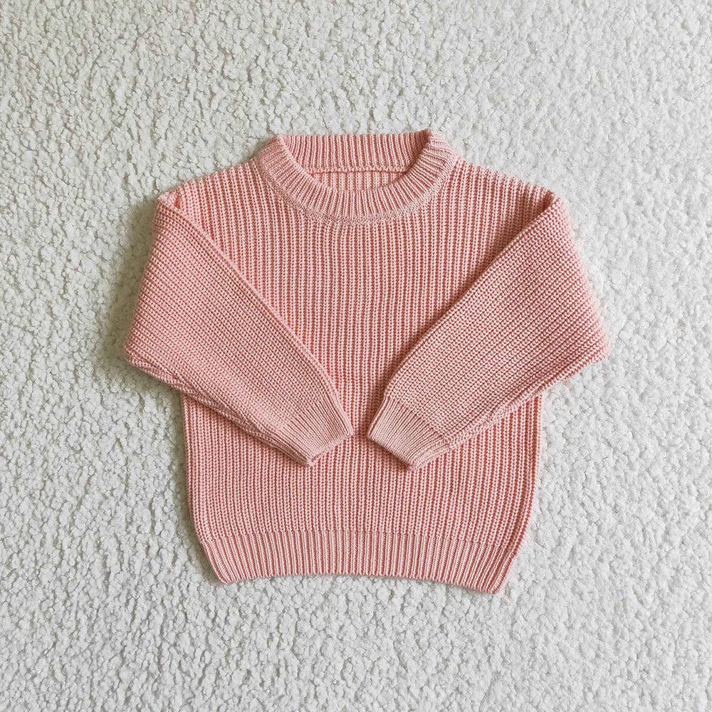 Load image into Gallery viewer, Baby Kids Girls Spring Fall Woolen pullover Sweaters: 2T / Green

