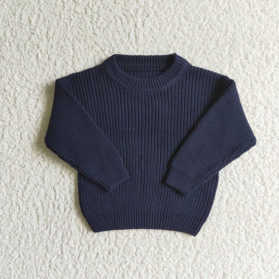 Load image into Gallery viewer, Baby Kids Girls Spring Fall Woolen pullover Sweaters: 2T / Green
