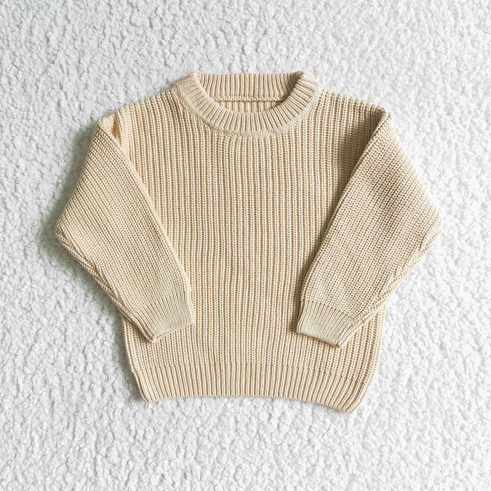 Load image into Gallery viewer, Baby Kids Girls Spring Fall Woolen pullover Sweaters: 2T / Red
