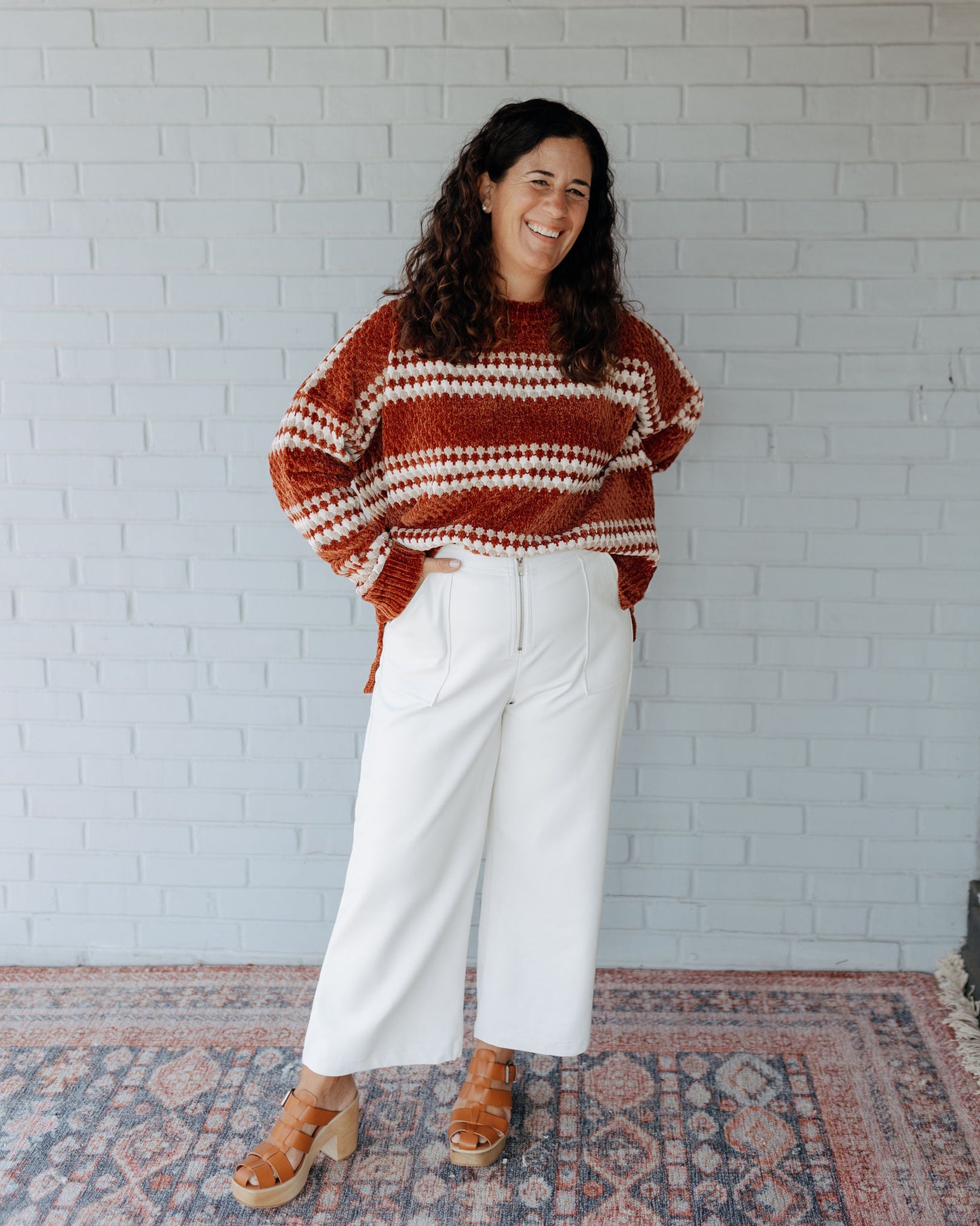 Rust Chenille Sweater