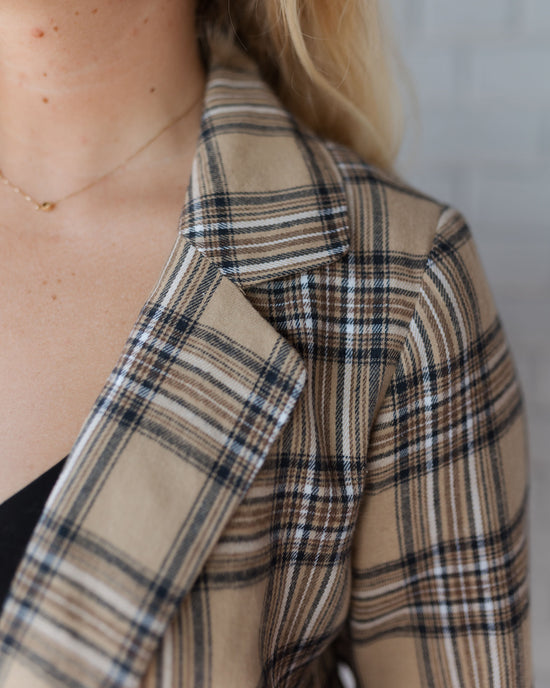 Plaid Me Up Blazer