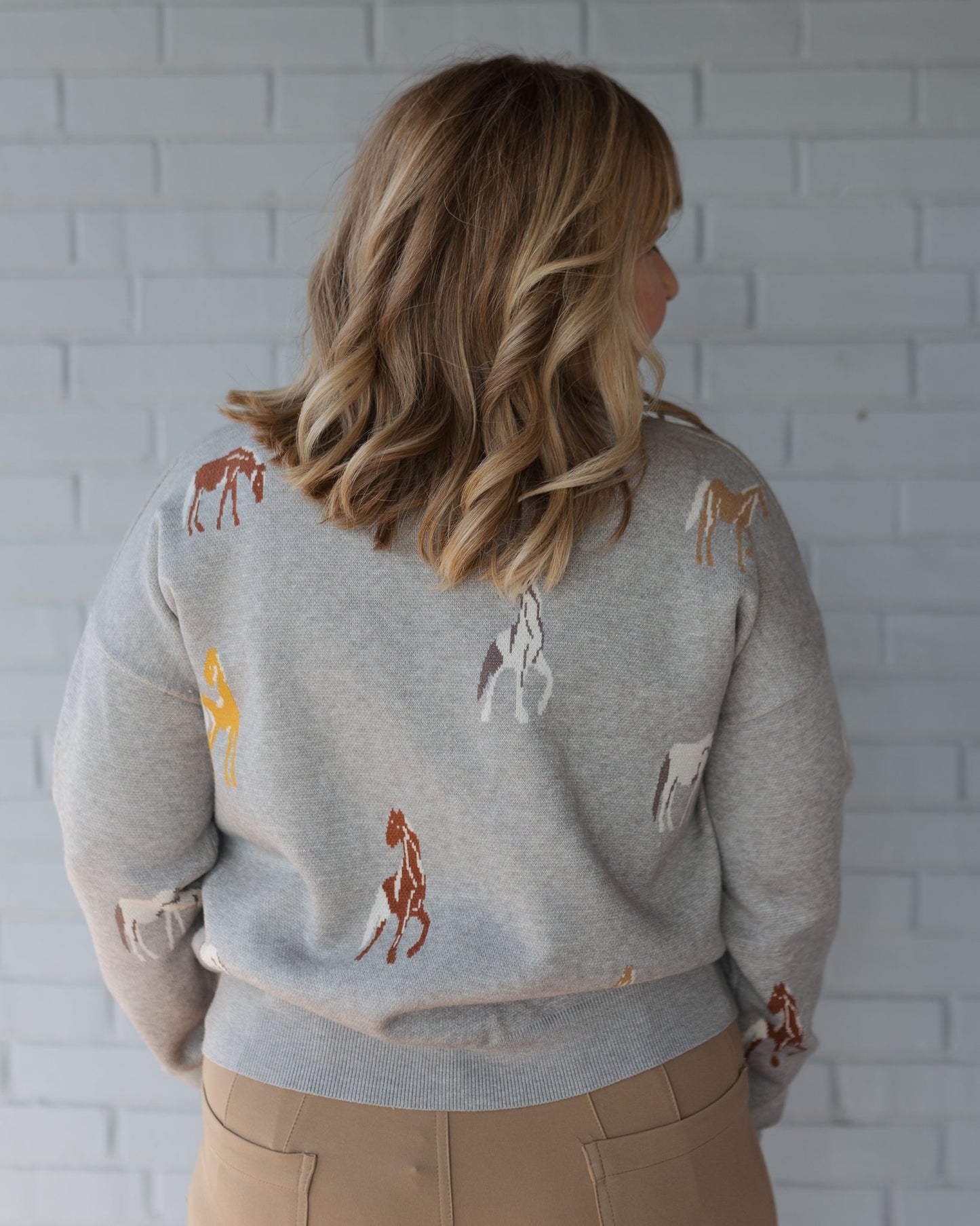 Running with Horses Sweater