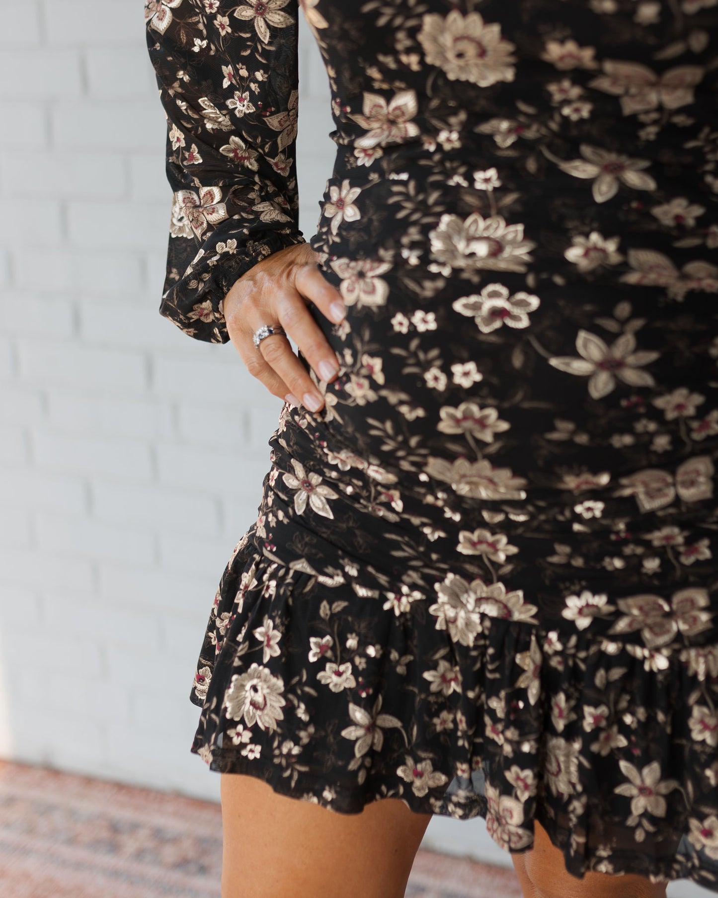 Paisley and Pretty Ruched Dress