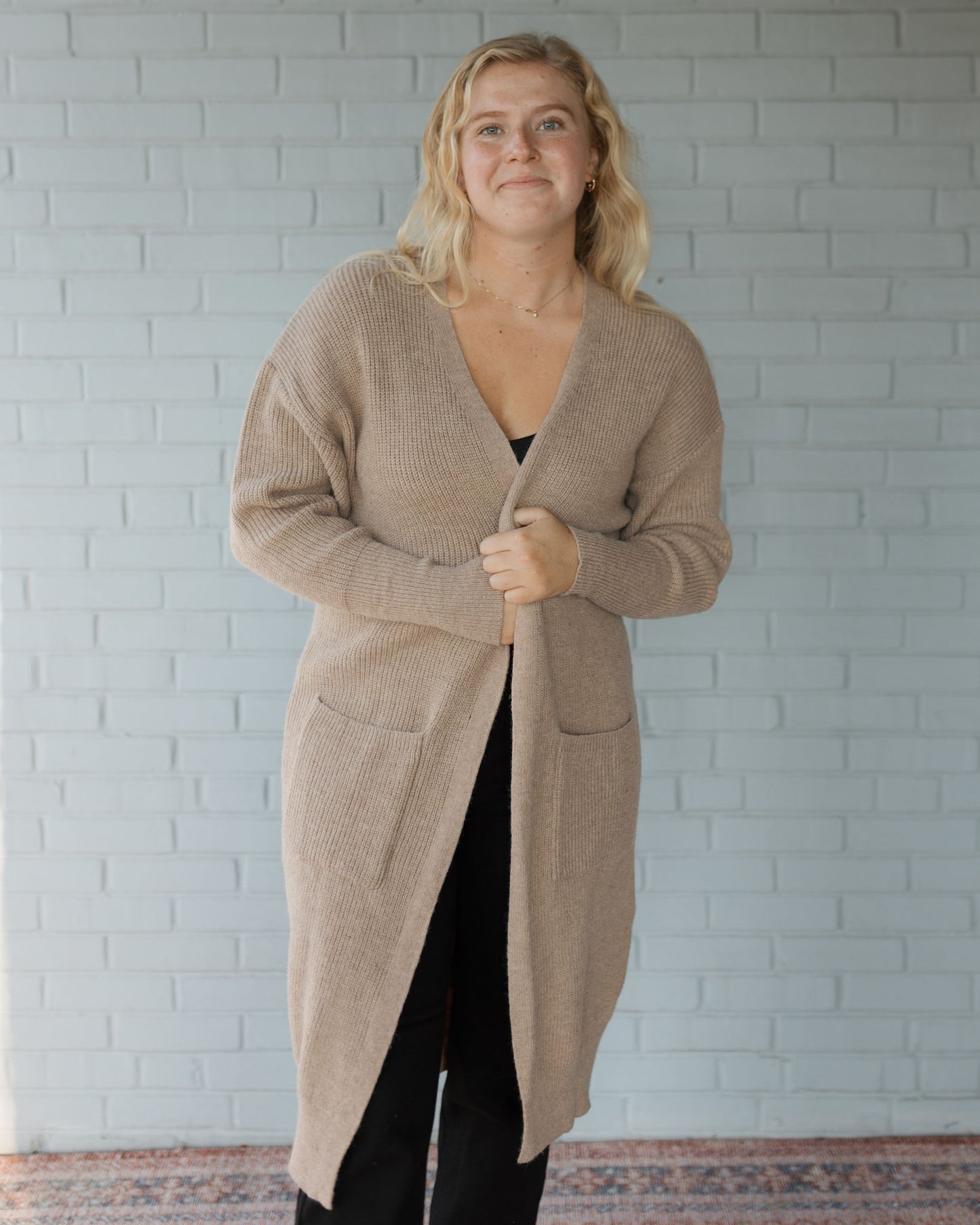 Perfect for Me Cardigan Latte