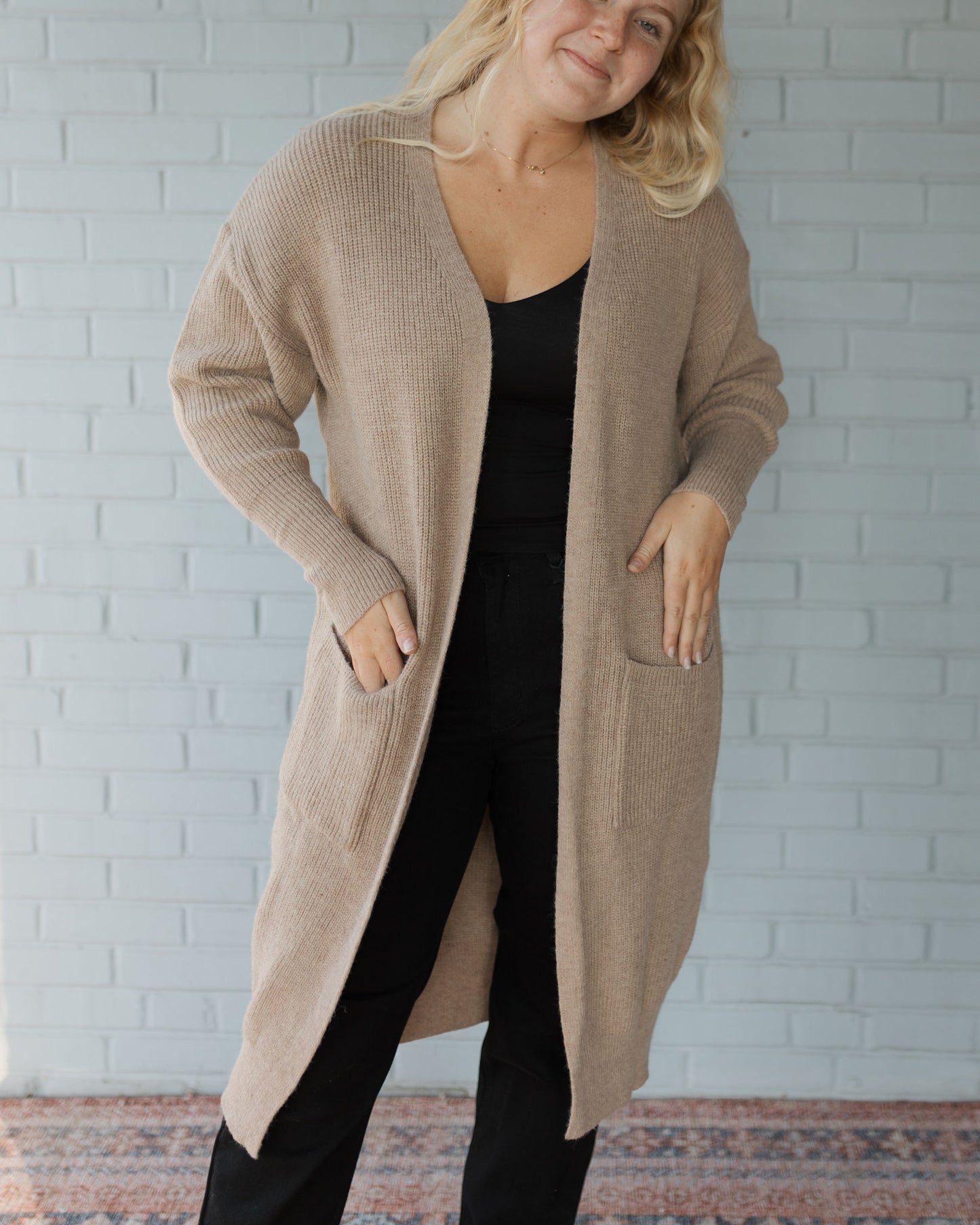 Perfect for Me Cardigan Latte