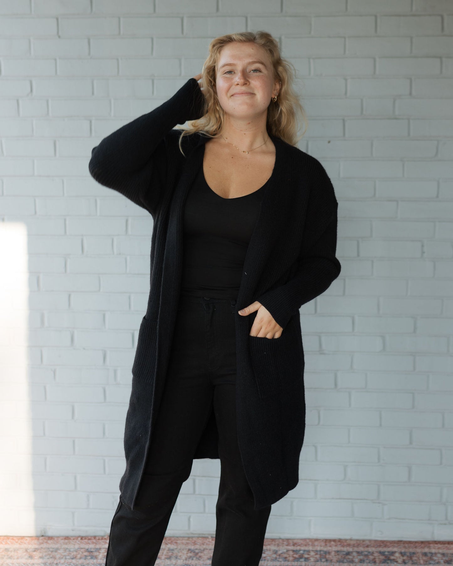 Perfect for Me Cardigan Black