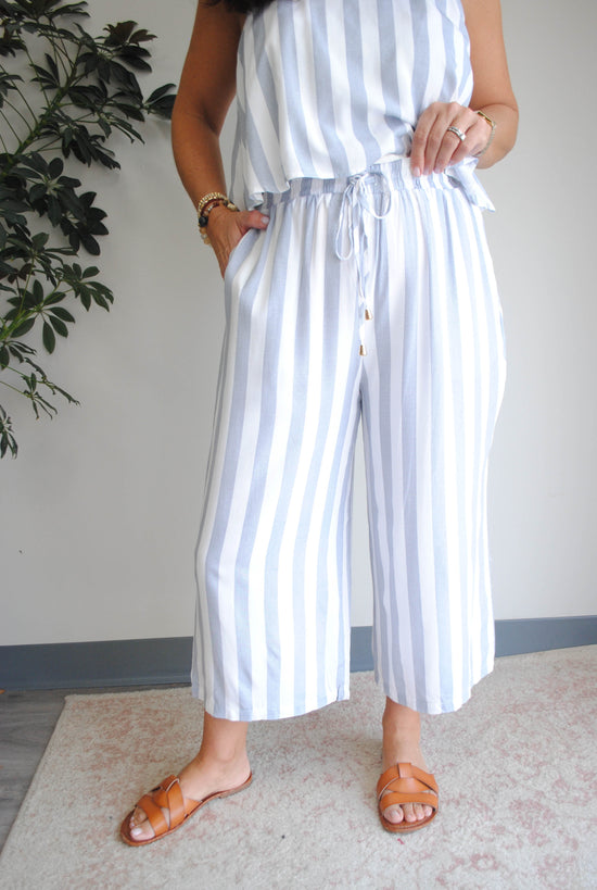 Swing On By Culottes Blue