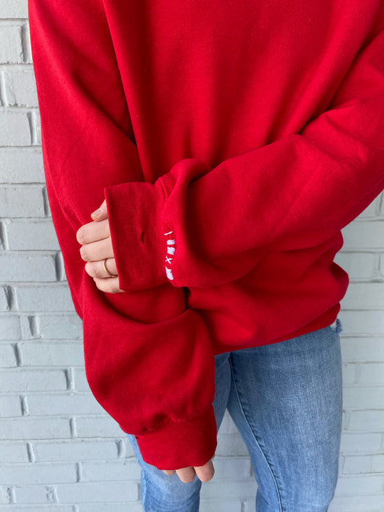 Go Phils Embroidered Crewneck