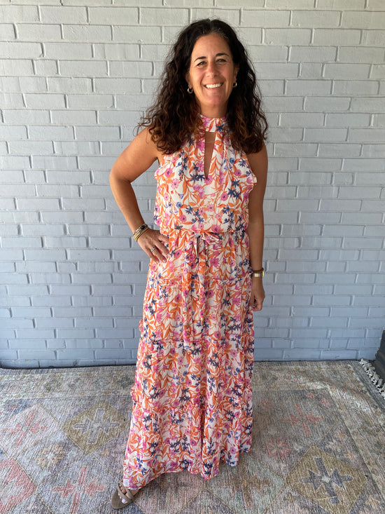 Caroline Floral Maxi Dress