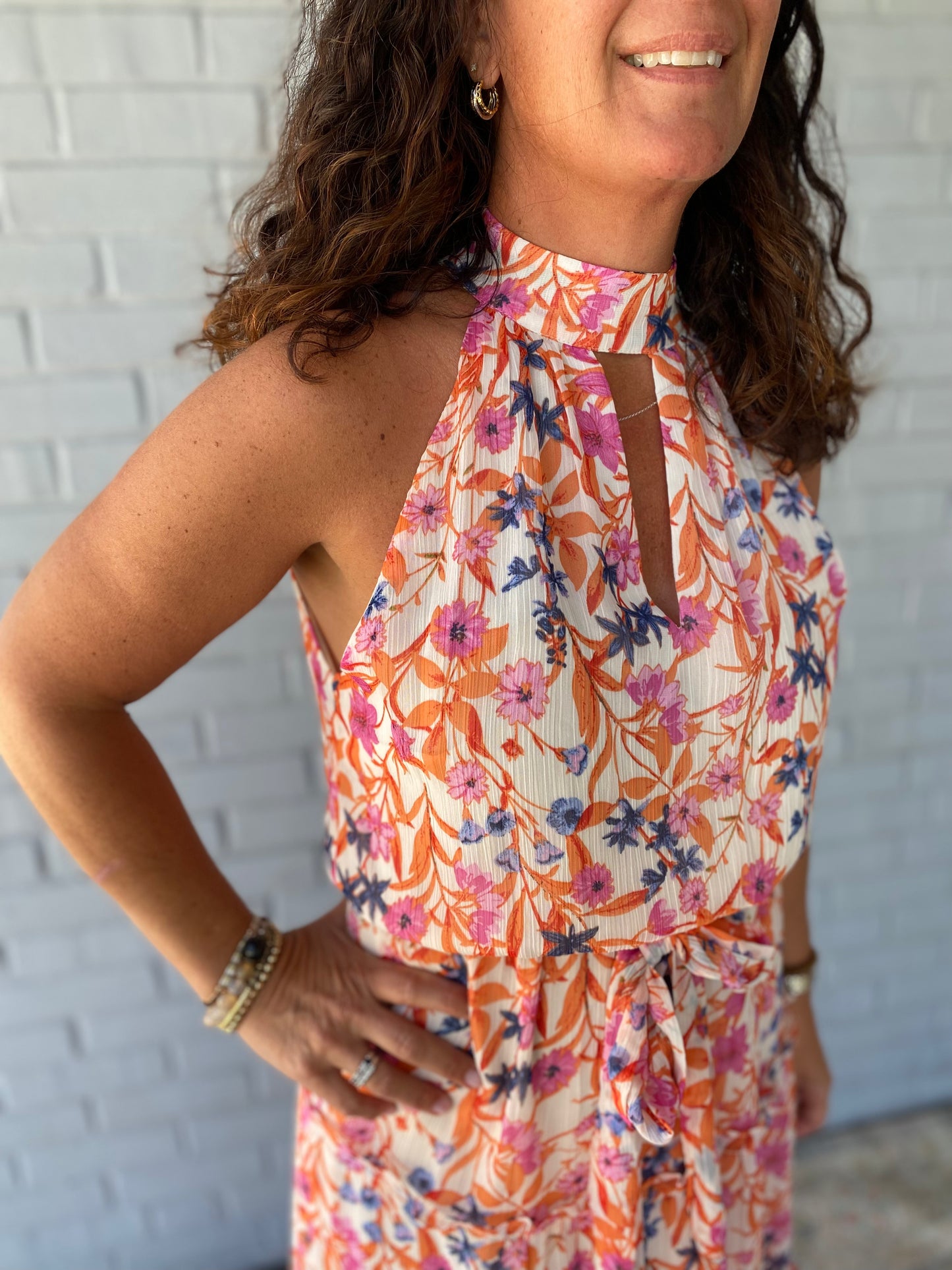 Caroline Floral Maxi Dress