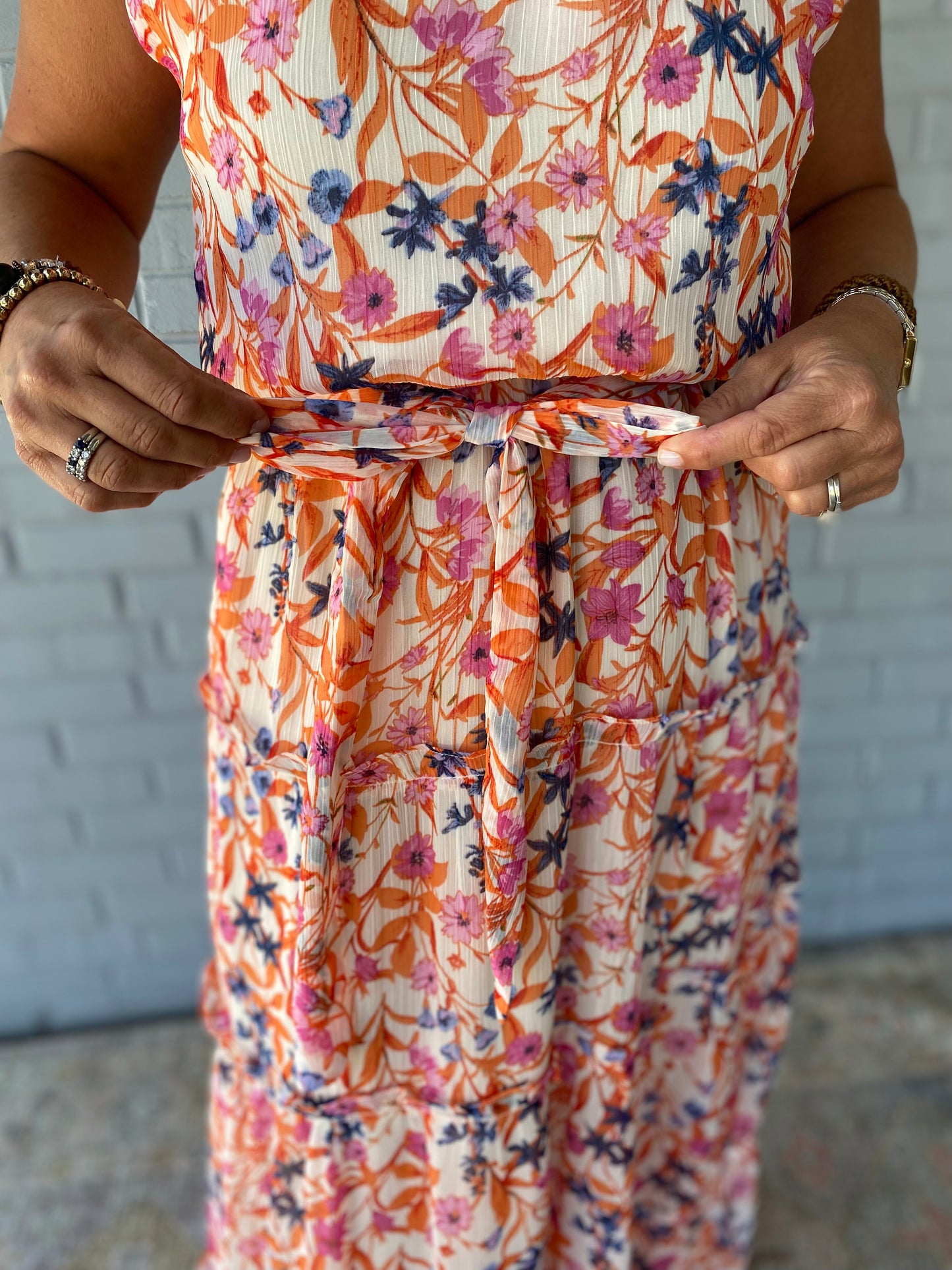 Caroline Floral Maxi Dress