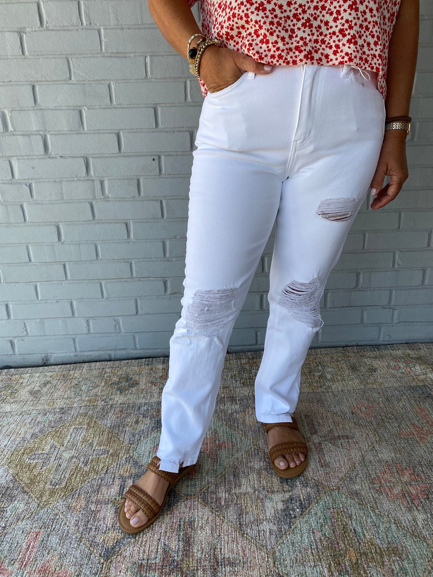 Rae High Rise Slim Straight