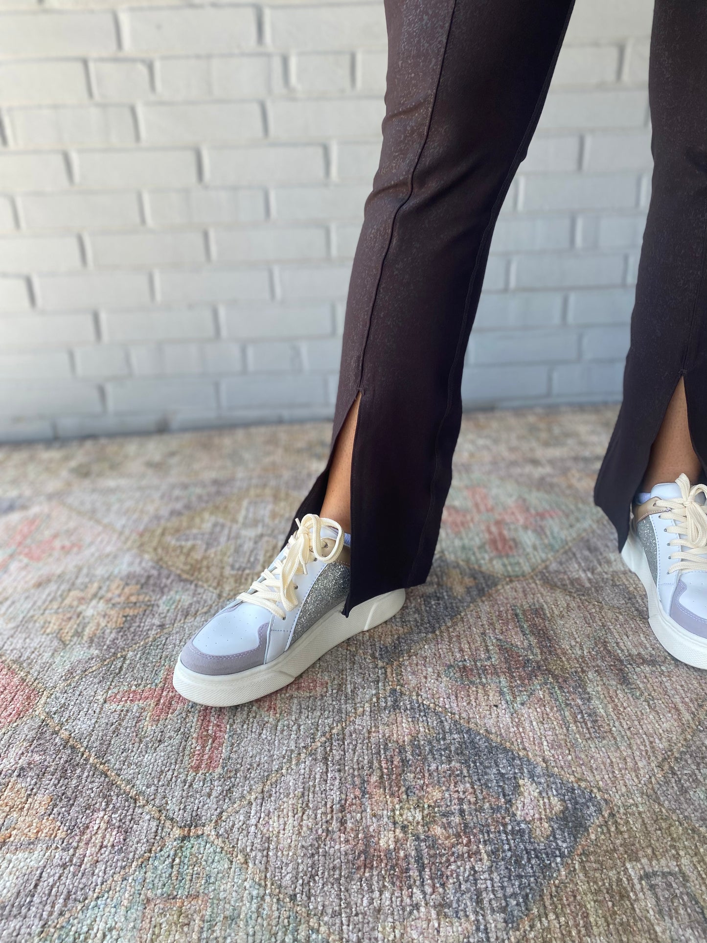 Hot Coco Kisses Foiled Legging