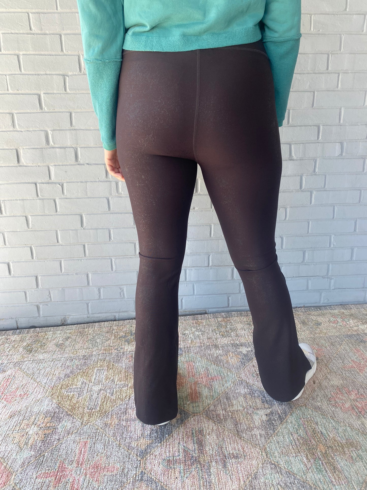 Hot Coco Kisses Foiled Legging