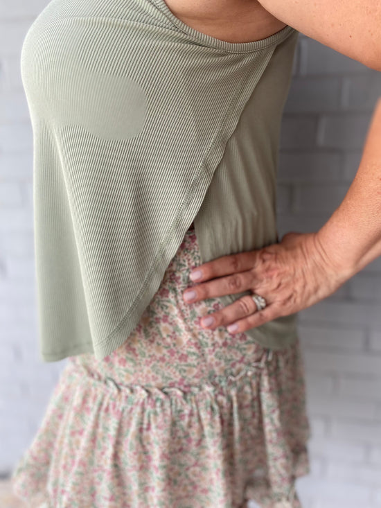 Mariella Tank in Sage