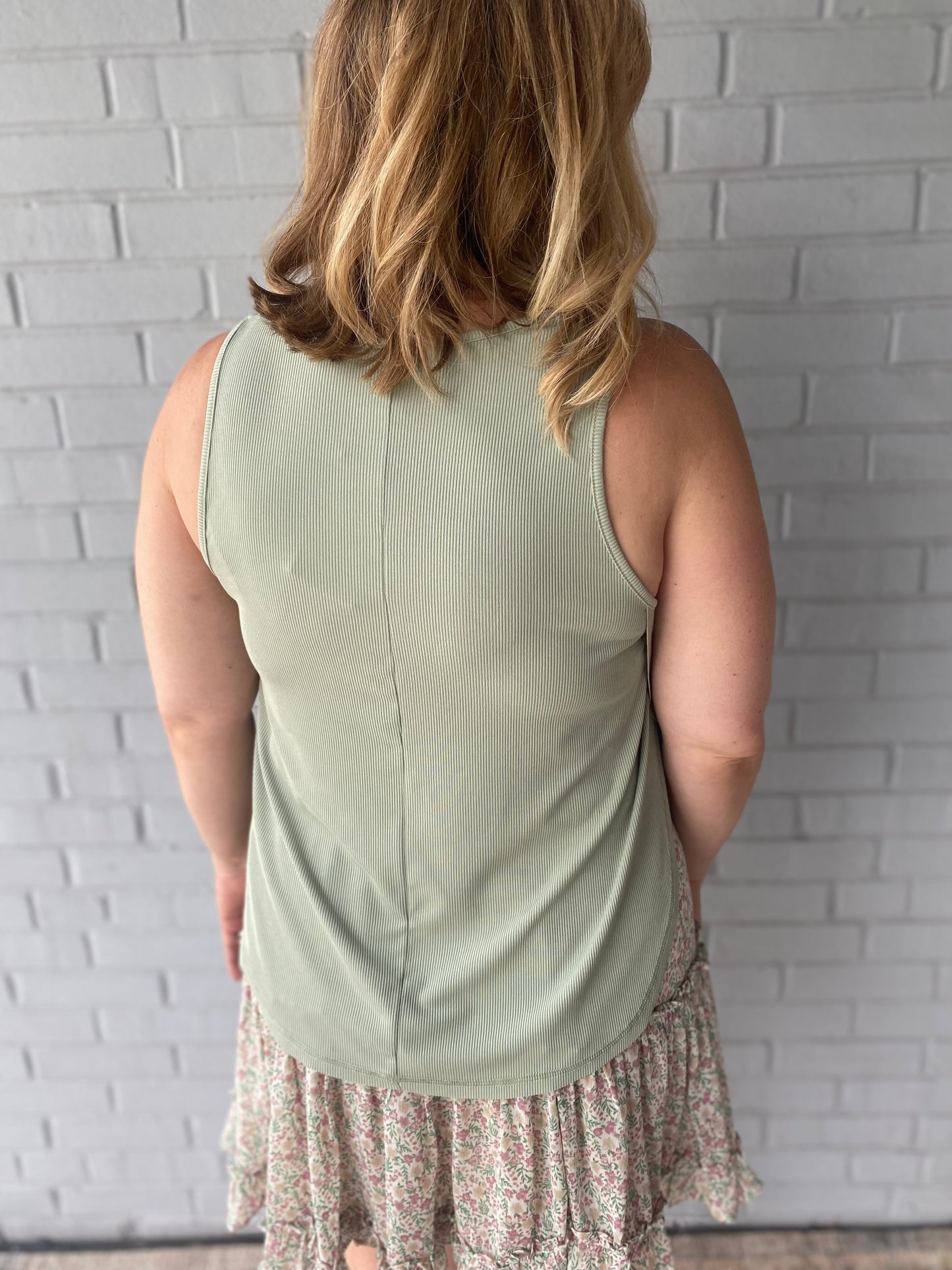 Mariella Tank in Sage