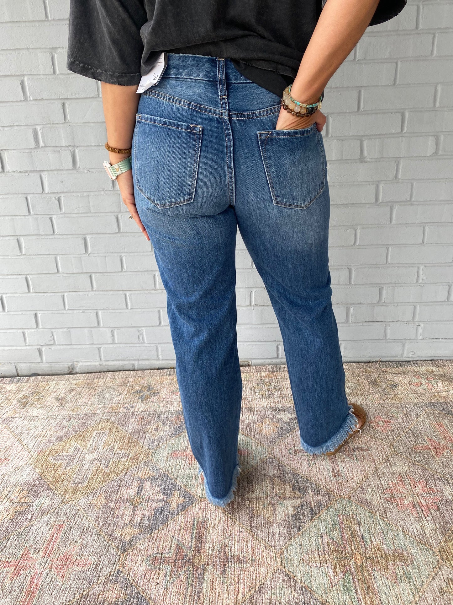 Elsie High Rise Straight Leg Jeans