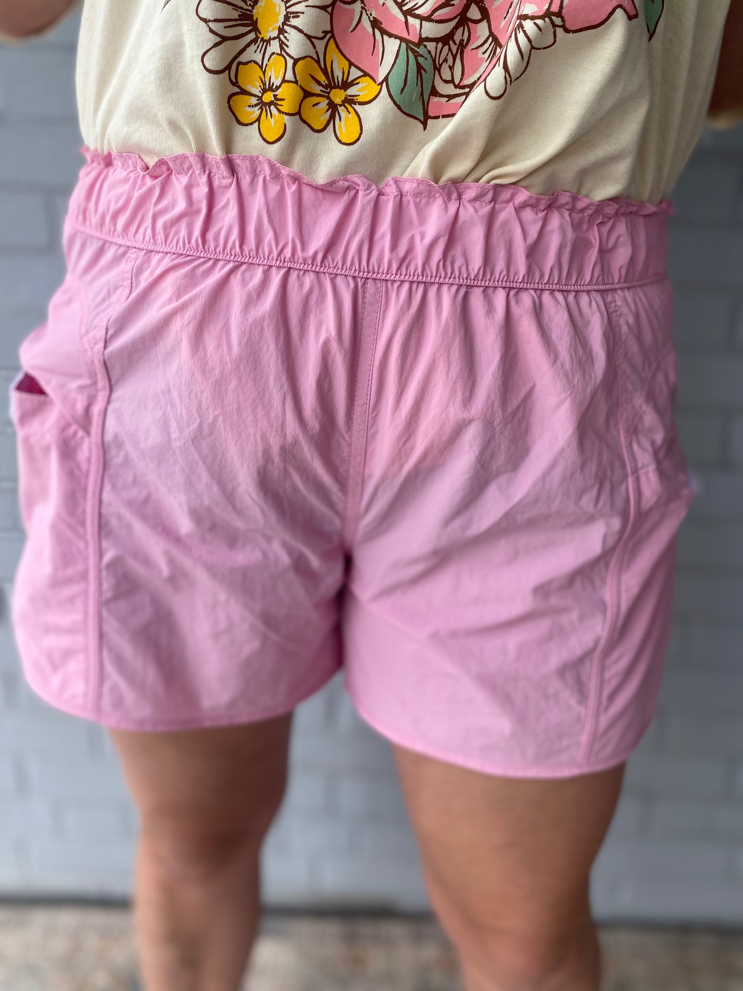 Running the World Pink Shorts