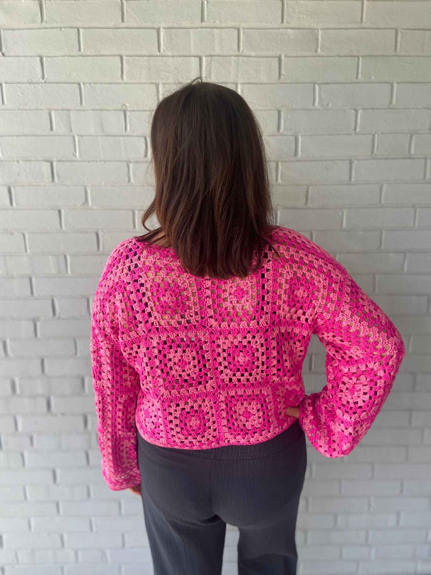 Shades of Pink Crochet Top