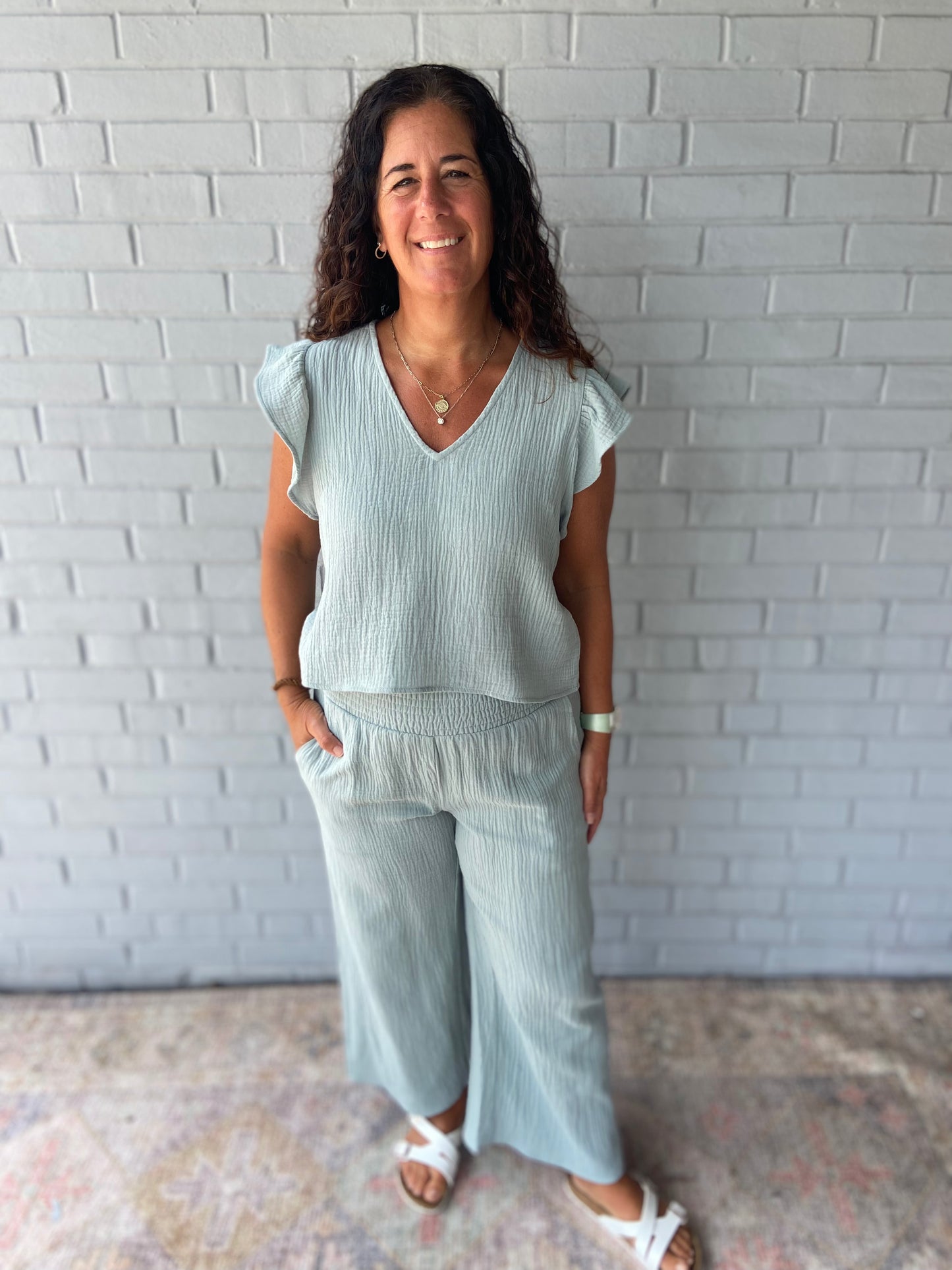 Seaside Breeze Gauze Pants