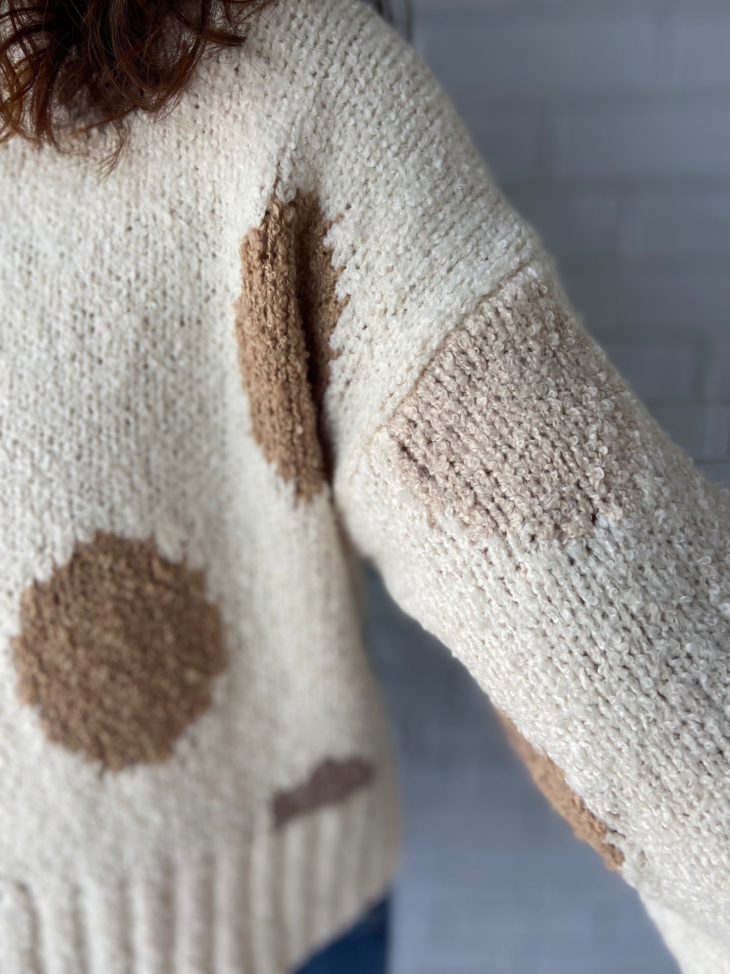 Drifting In Dots Sweater
