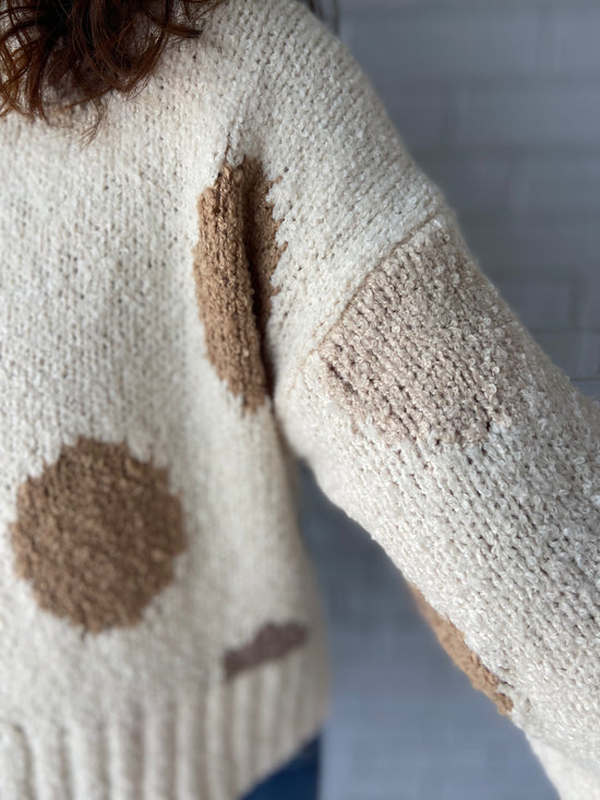 Drifting In Dots Sweater
