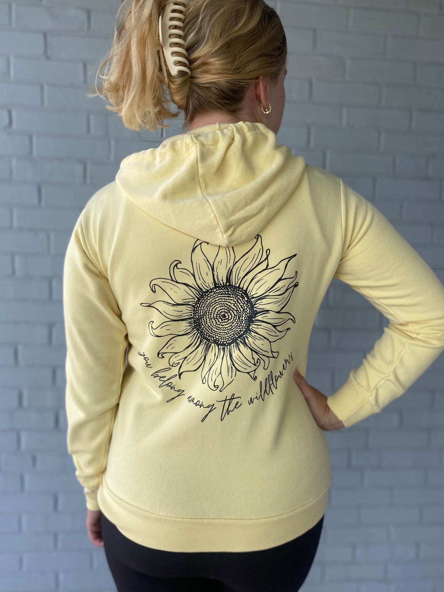 Load image into Gallery viewer, You Belong Among the Wildflowers Hoodie
