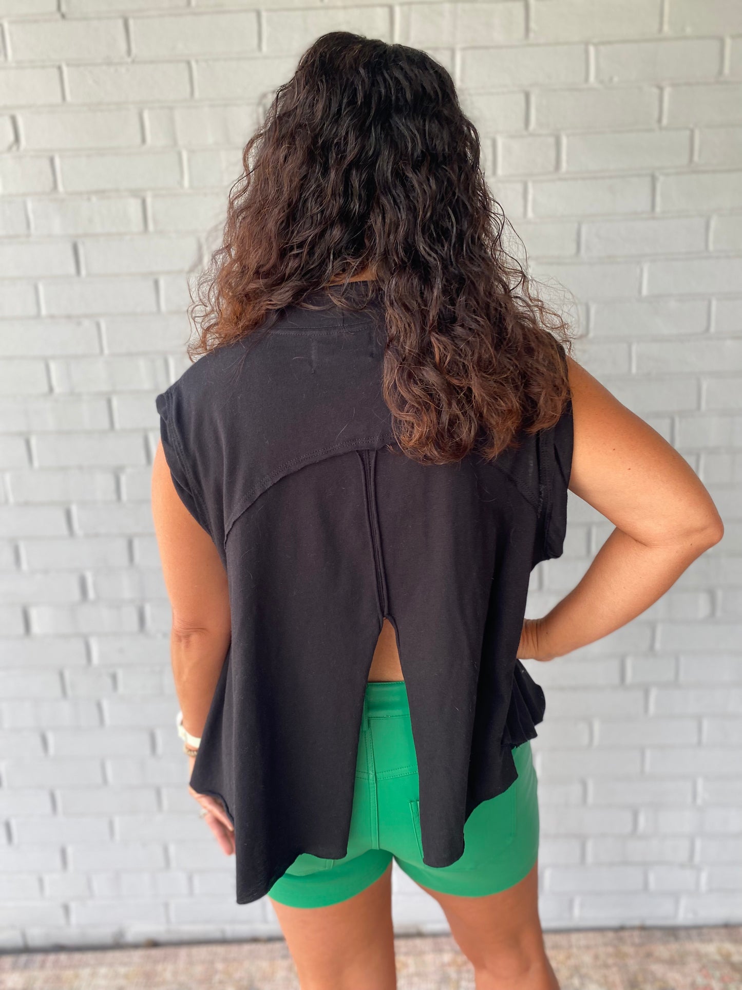 Trevor Mock Neck Sleeveless Top