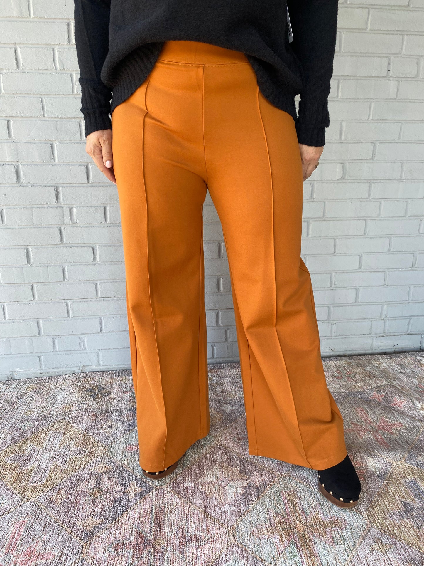 Nadine Knit Trousers in Camel