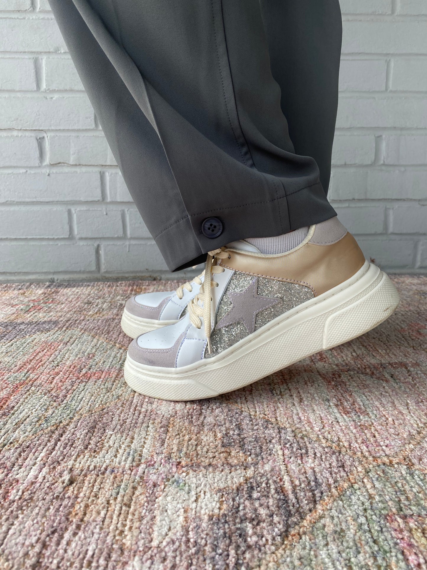 Andréa Cropped Trousers in Charcoal