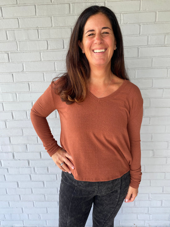 Stacy Top Rust