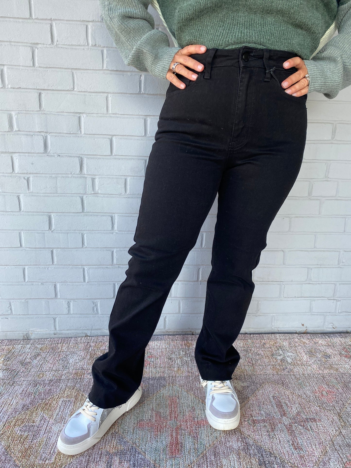 Skylar High Rise Straight Leg