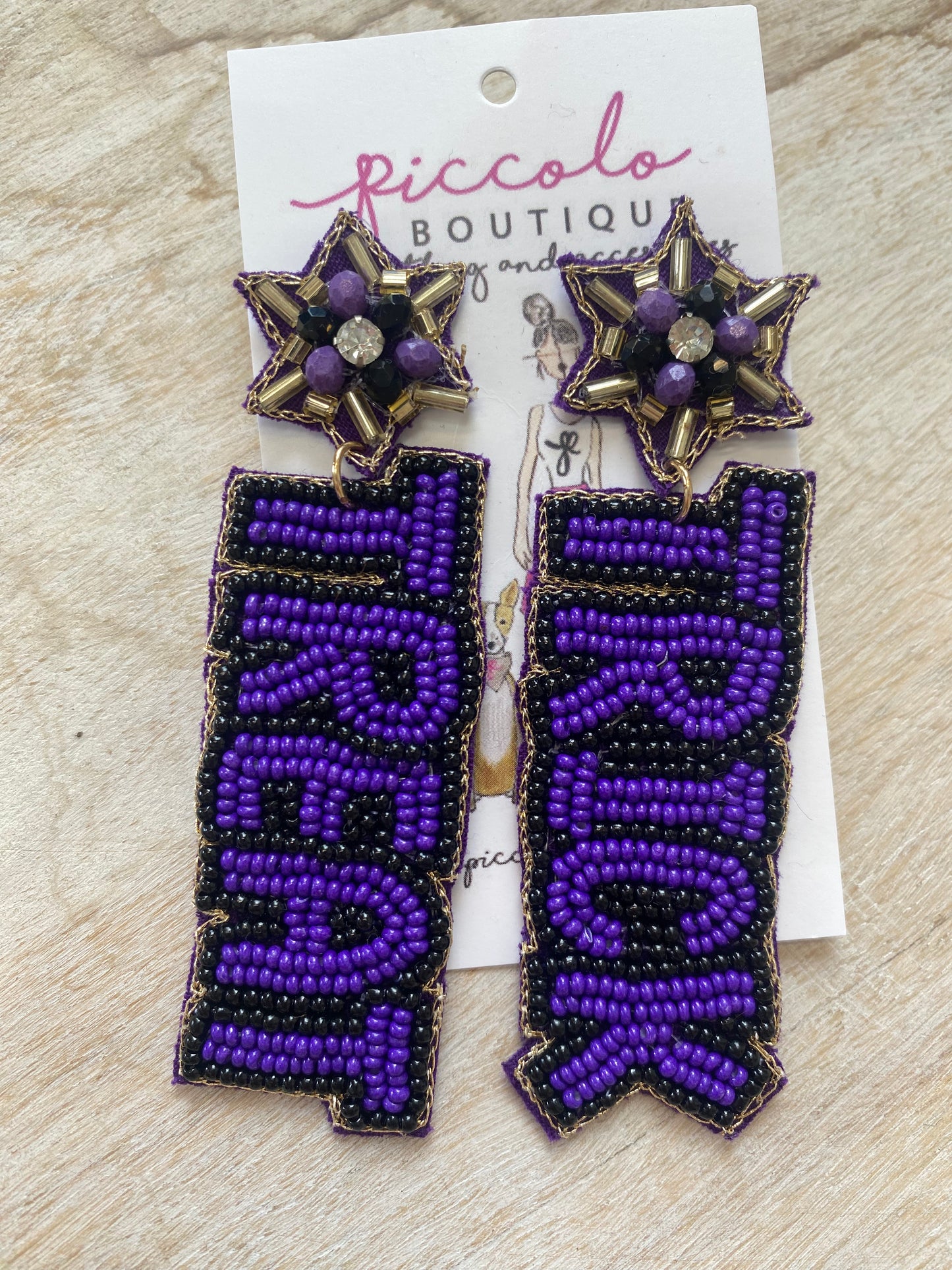 Trick and Treat Beaded Earrings