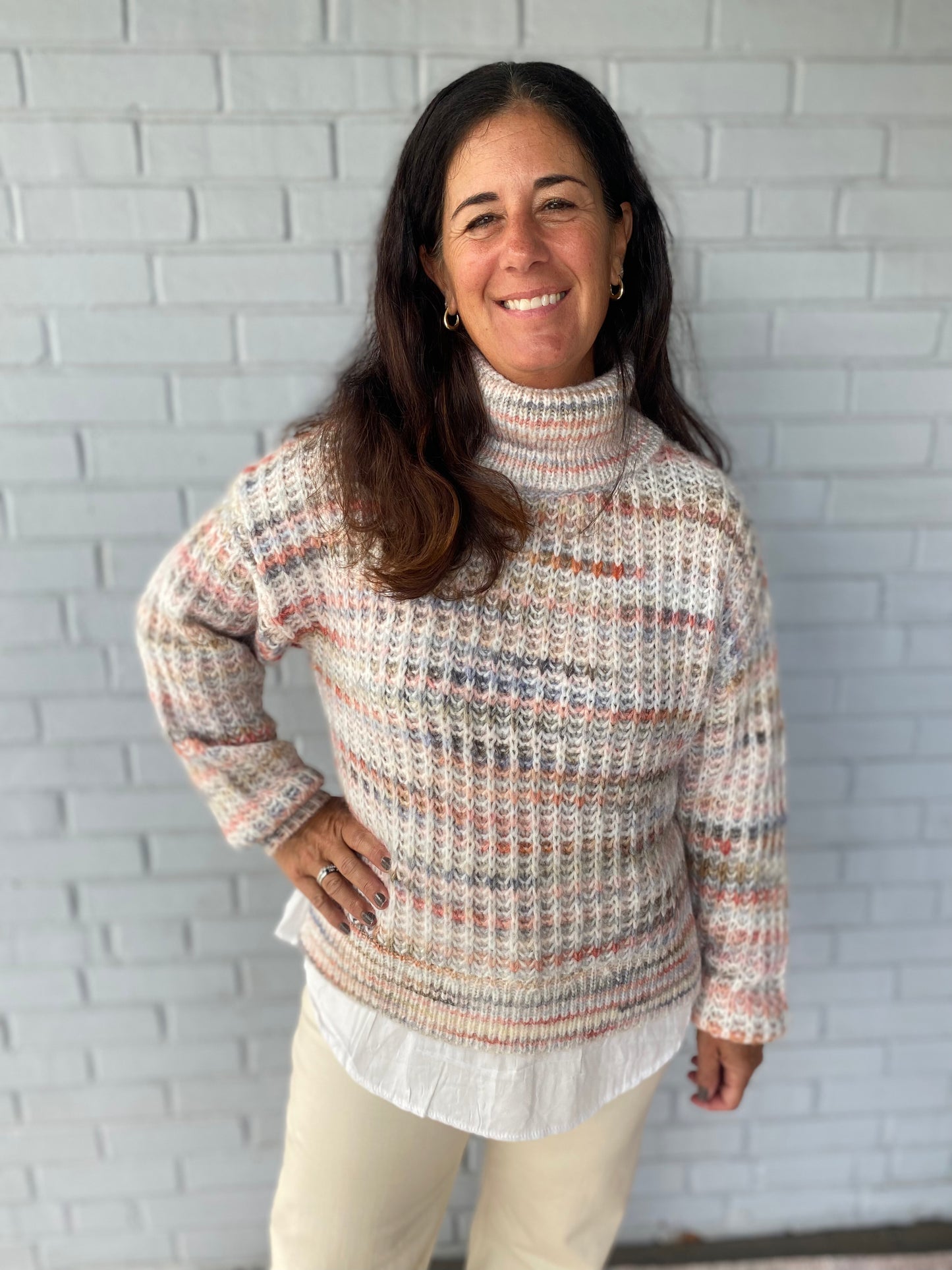 Cotton Candy Turtle Neck