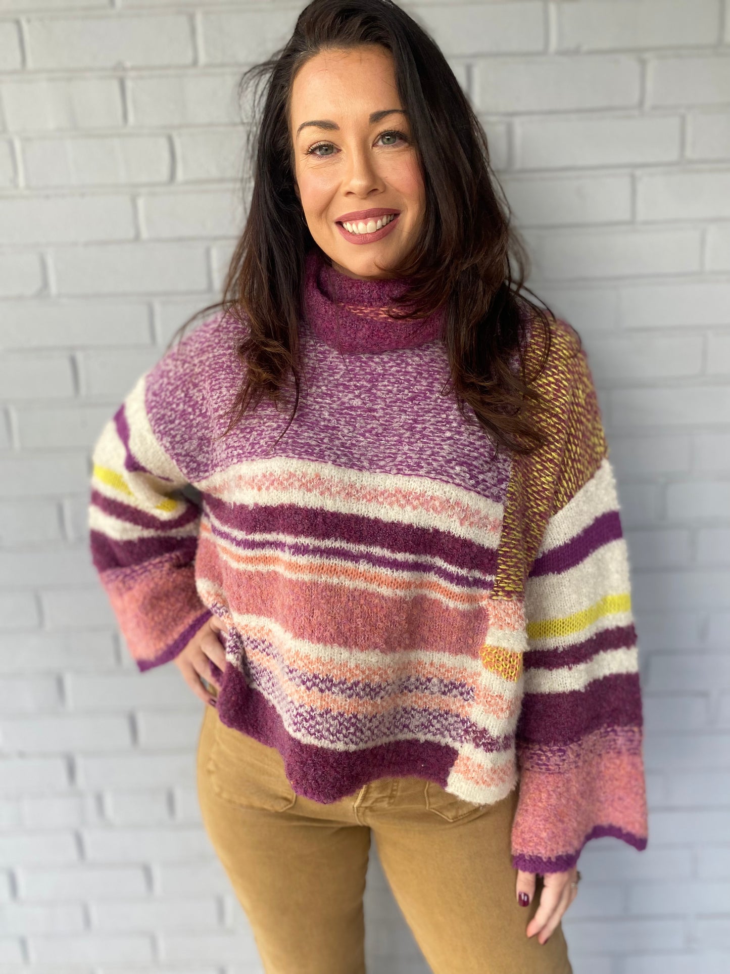 Most Fun Sweater in Mulberry
