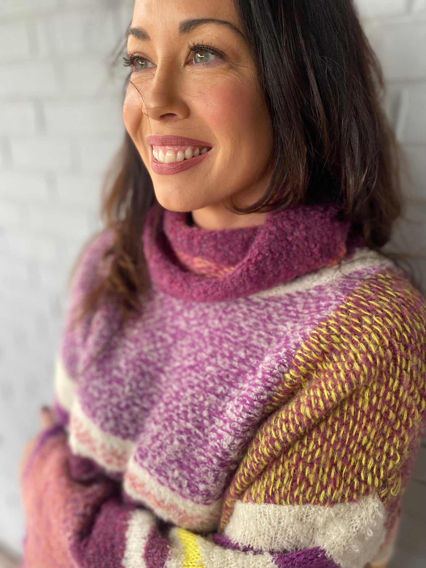 Most Fun Sweater in Mulberry