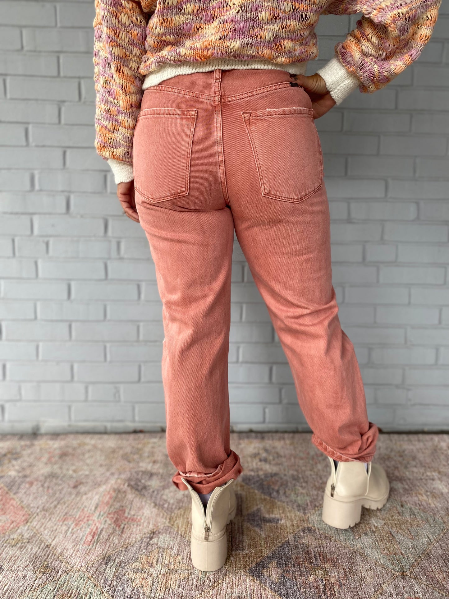 Cora Ultra High-Rise Straight Denim