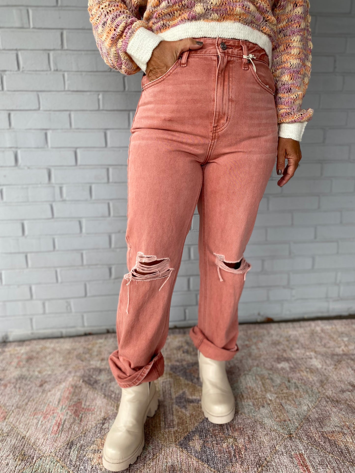 Cora Ultra High-Rise Straight Denim