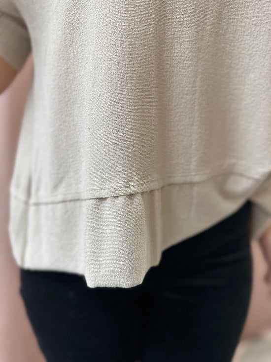 Load image into Gallery viewer, Better Than Ever V-neck in Taupe
