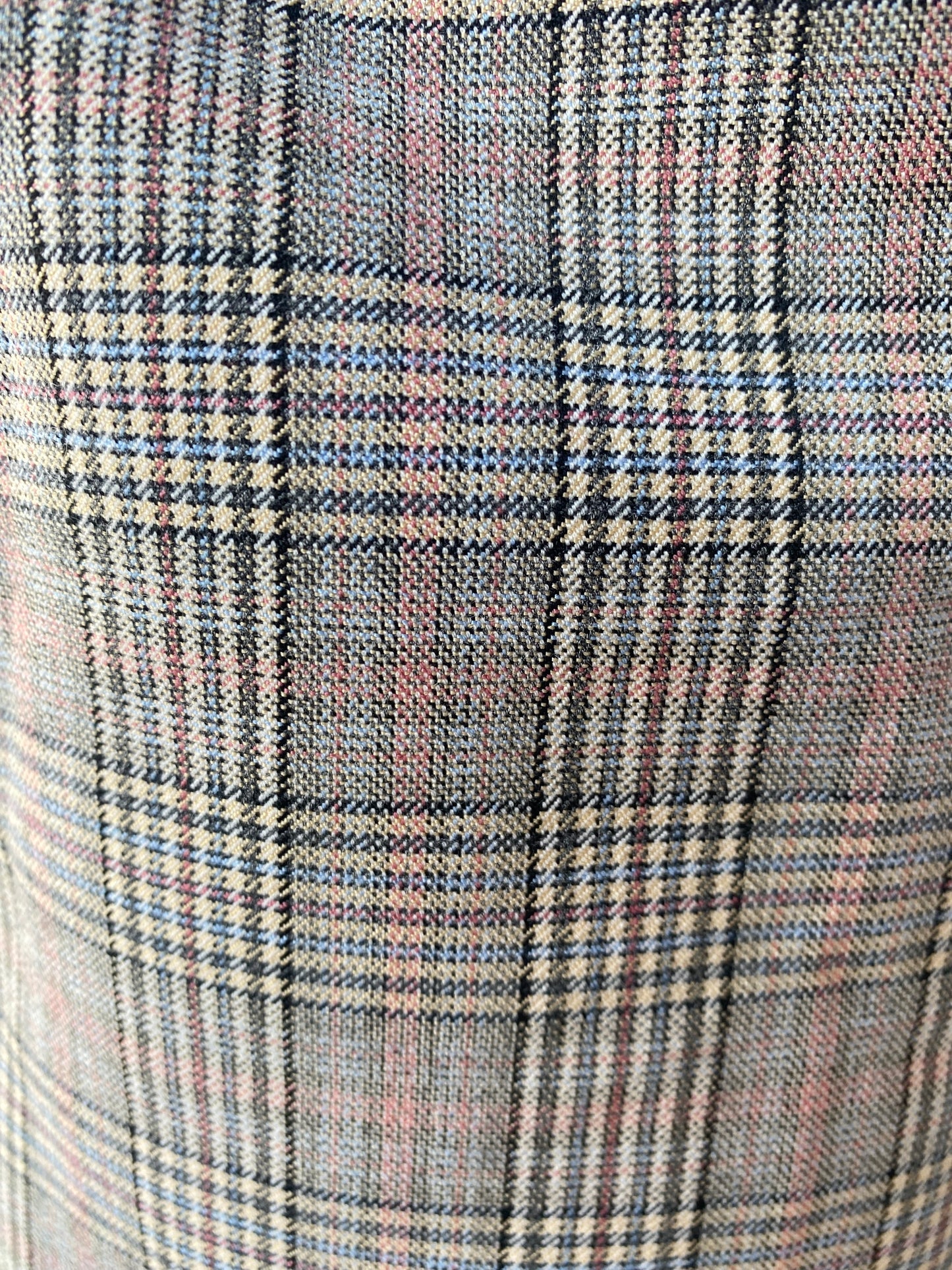 Sunrise Mist Wide Leg Plaid Pant