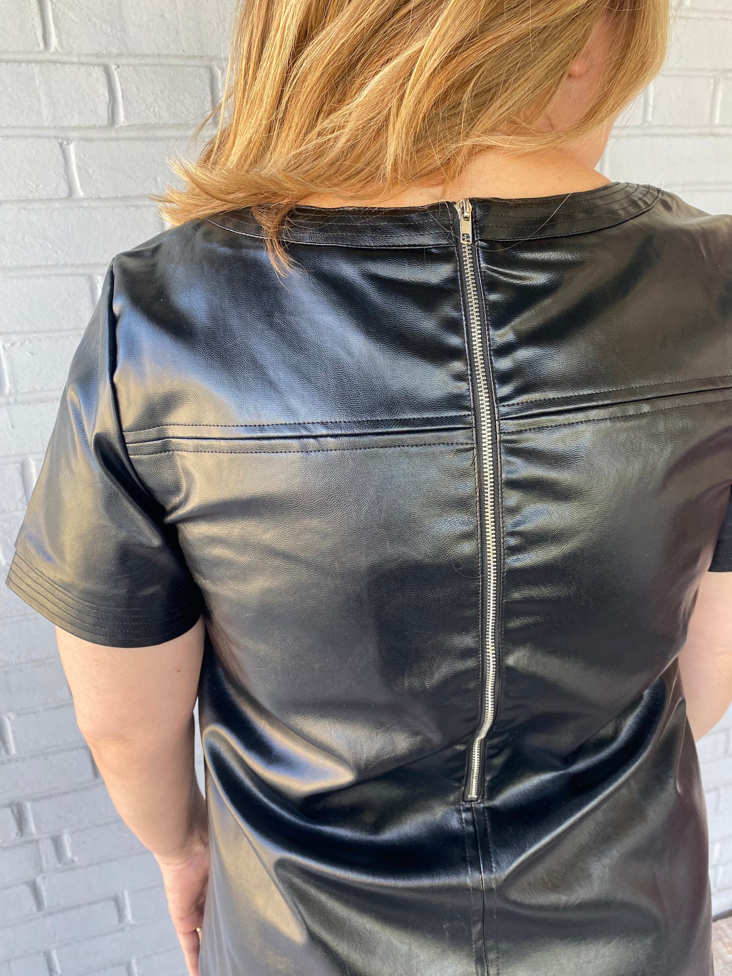 Load image into Gallery viewer, Hurt So Good Faux Leather Dress
