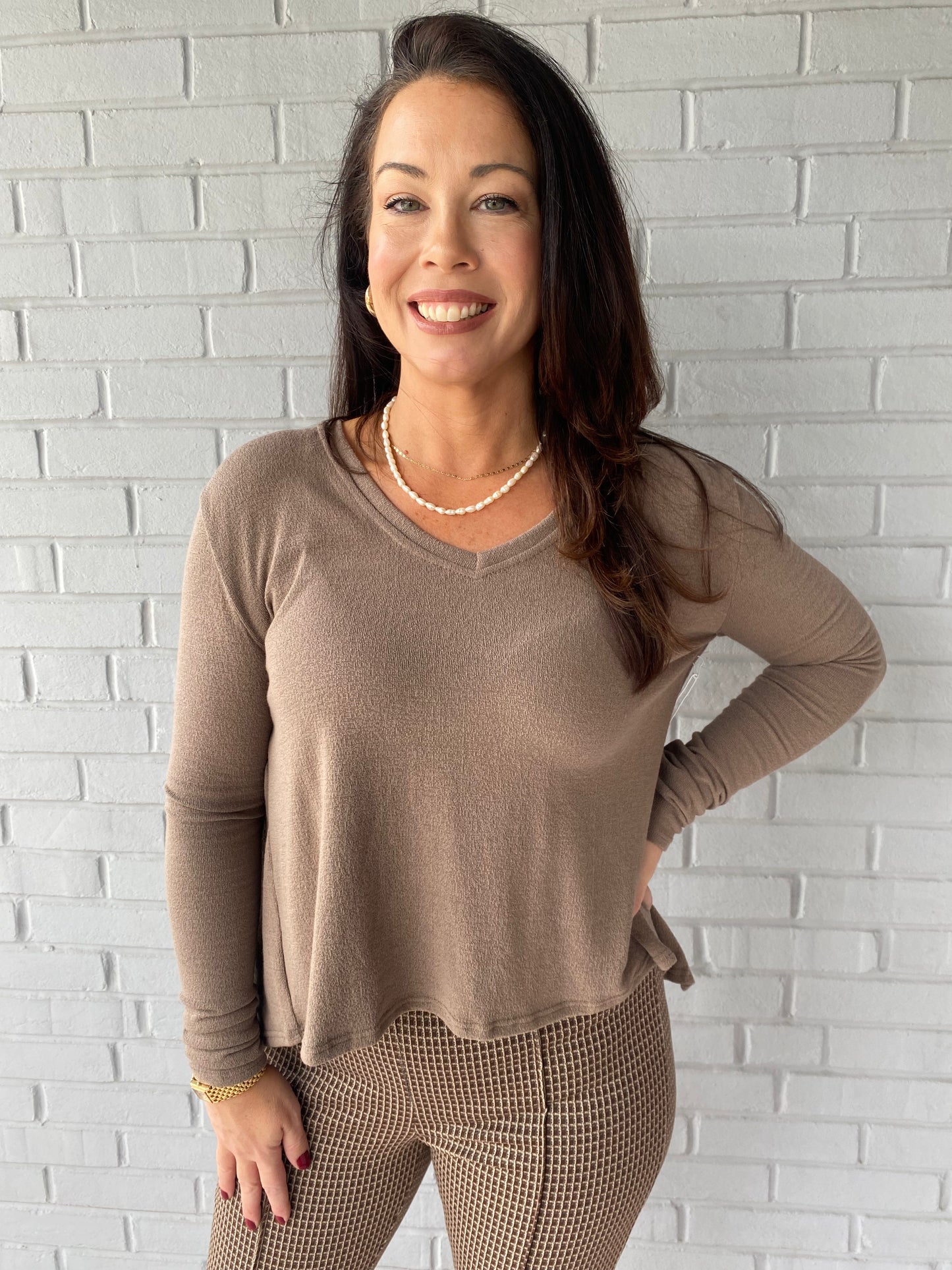 Stacy Top Taupe