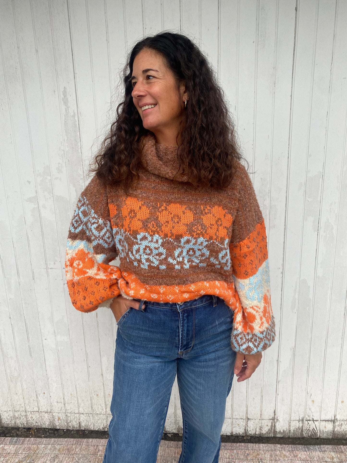 More Fun Sweater Orange