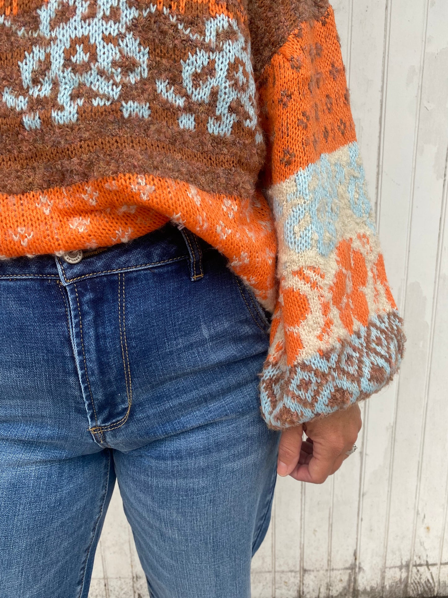 More Fun Sweater Orange